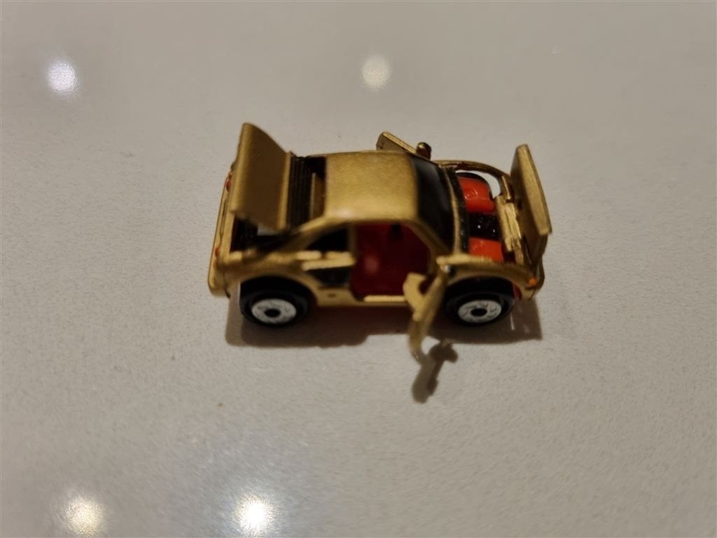 1989 Galoob Micro Machine Gold Ferrari Mondial DeLuxe, Ophalen of Verzenden, Nieuw, Auto's