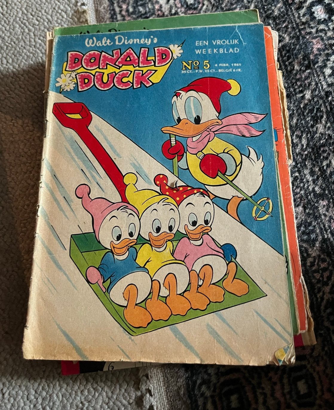 Donald Duck Weekblad - Nr. 5, Februari 1961, Eén stripboek, Ophalen, Gelezen