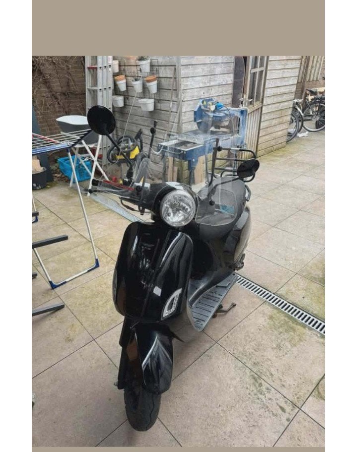 DJJD Cashmere scooter - Blauw kenteken, Fietsen en Brommers, Ophalen, Gebruikt, Benzine, Overige merken