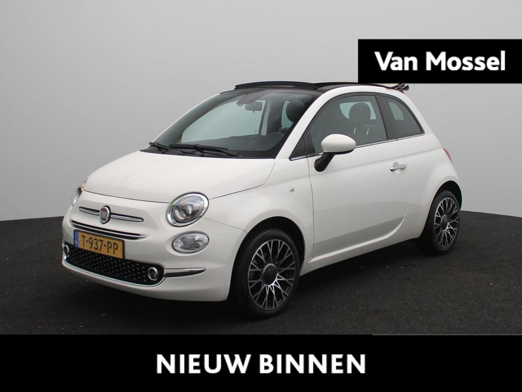 Fiat 500 C 1.0 Hybrid Dolcevita | Cabrio | Navigatie | Clima, 12 maanden, Stof, 4 stoelen, Wit