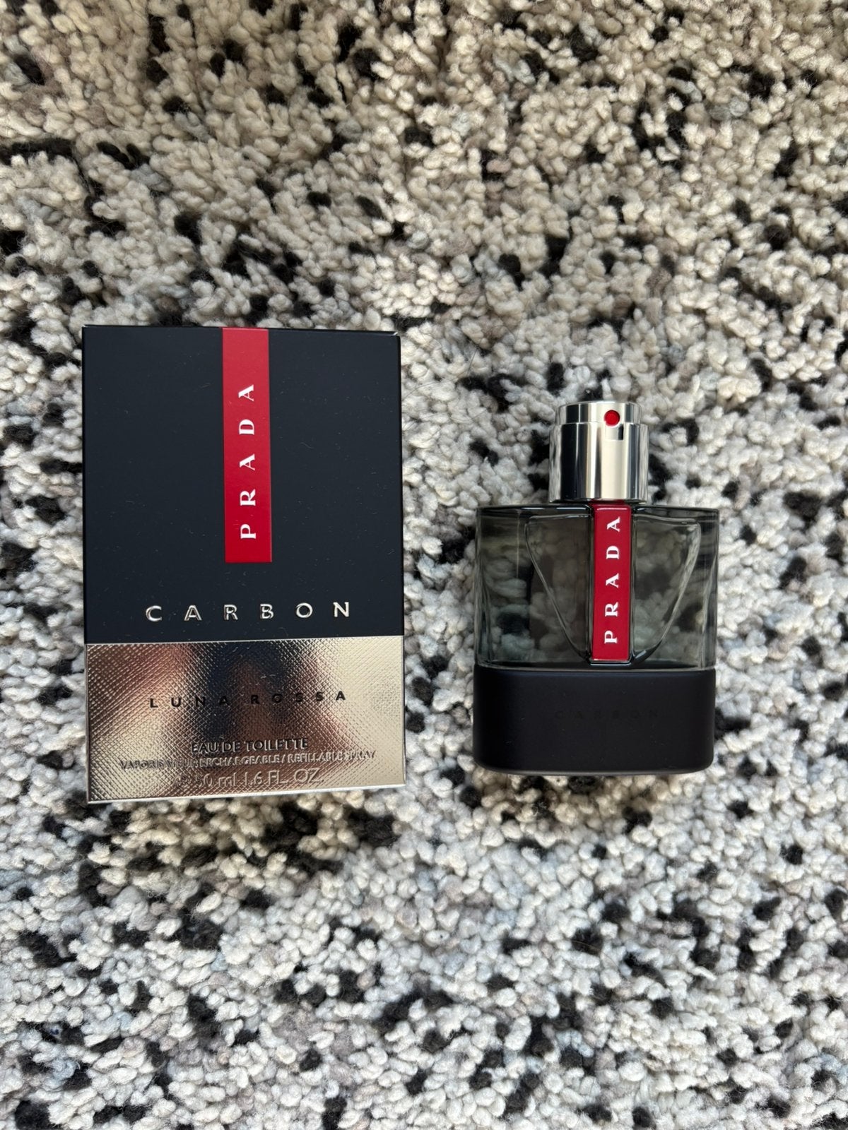 Prada luna rossa carbon 50ml, Ophalen of Verzenden, Zo goed als nieuw