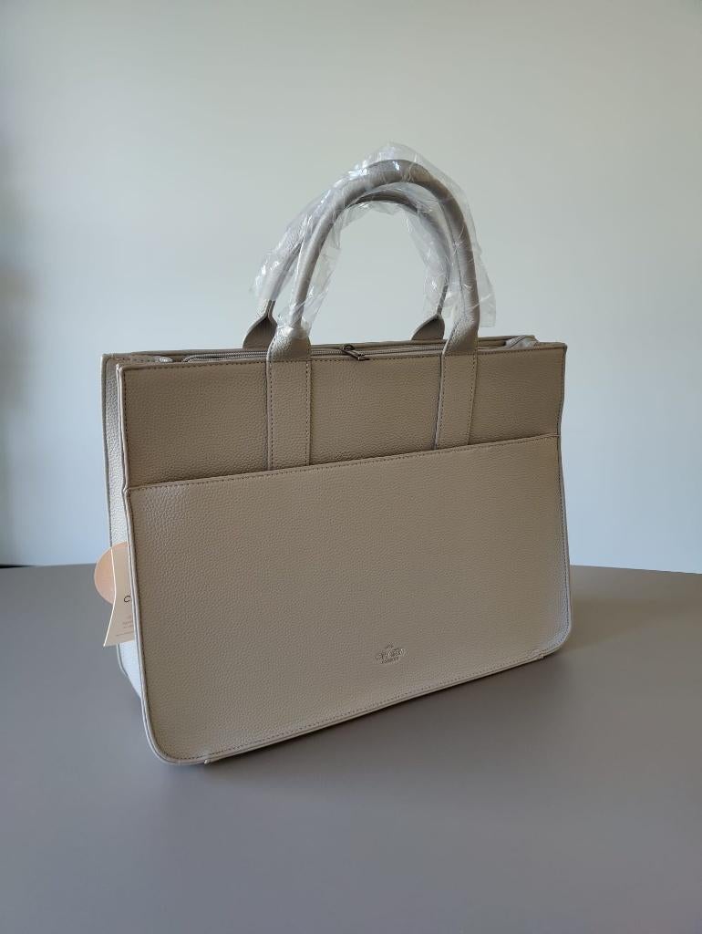 Charm handtas (nieuw), Ophalen of Verzenden, Nieuw, Beige, Handtas