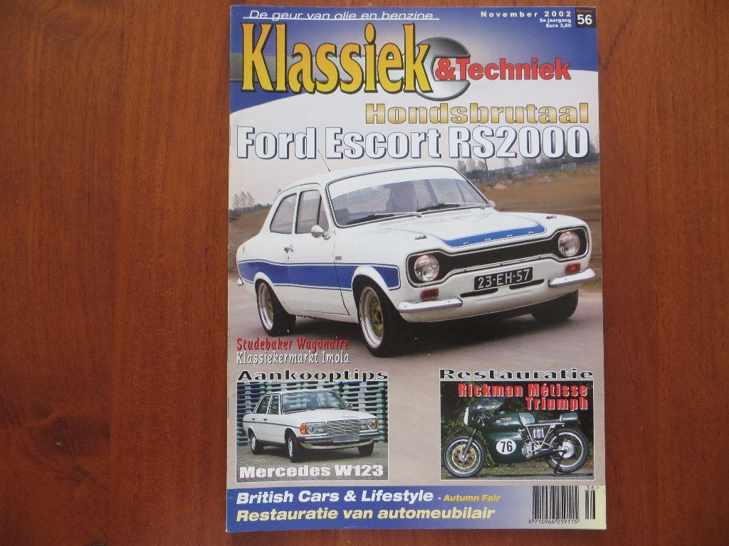 Klassiek & Techniek 56 Ford Escort RS2000 Mercedes-Benz W123, Ophalen of Verzenden, Nieuw, Ford