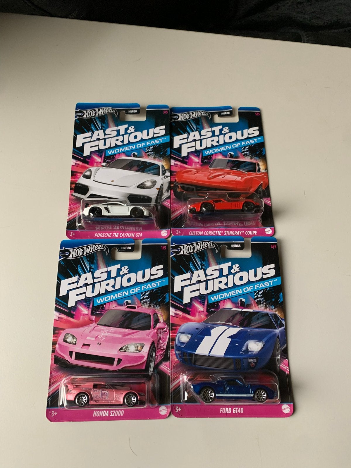 7 Hot Wheels Fast & Furious Silver Series Collectie, Ophalen of Verzenden, Nieuw, Auto