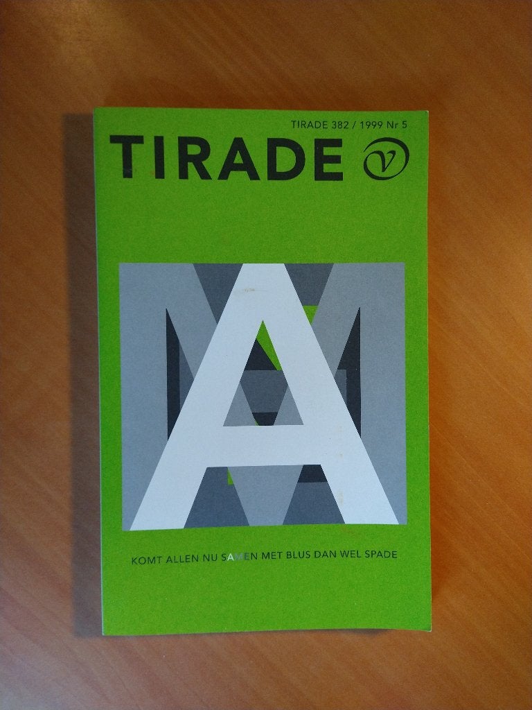 Tirade 382. 1999 Nr 5, Ophalen of Verzenden, Gelezen
