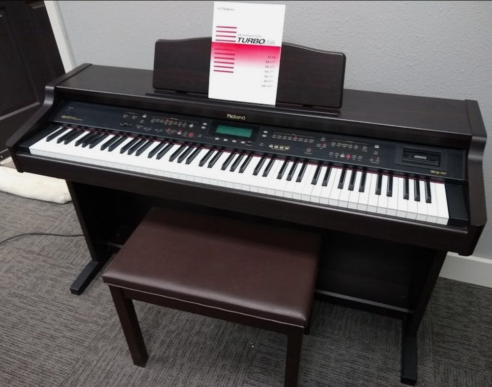 Roland KR-177 Digitale Piano, Ophalen, Gebruikt, Bruin, Digitaal