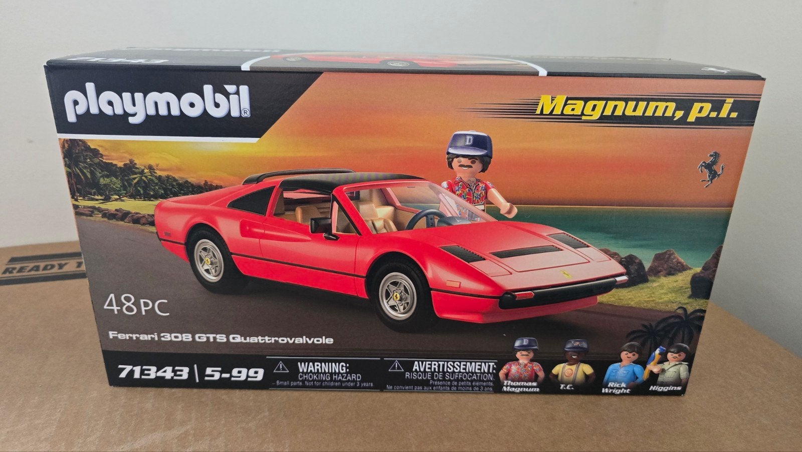 Playmobil 71343 Ferrari 308 GTS Magnum nieuw in doos, Ophalen of Verzenden, Nieuw