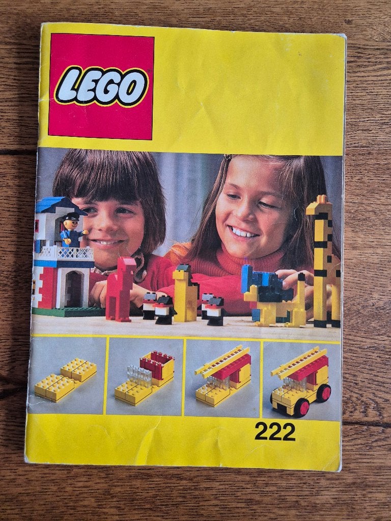 Lego instructieboekje 222 - Onbeschadigd, Lego, Overige typen, Ophalen of Verzenden, Zo goed als nieuw