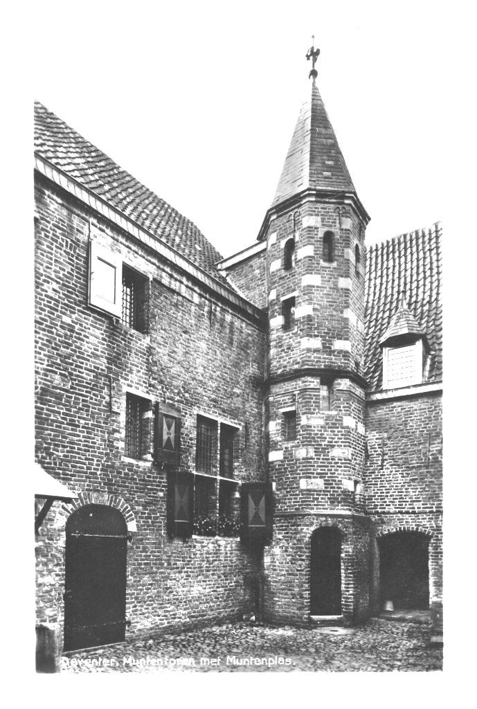 940641	Deventer	Ov 1935	Munt Muntentoren Muntplas	Gelopen, Ophalen of Verzenden, 1920 tot 1940, Gelopen, Overijssel
