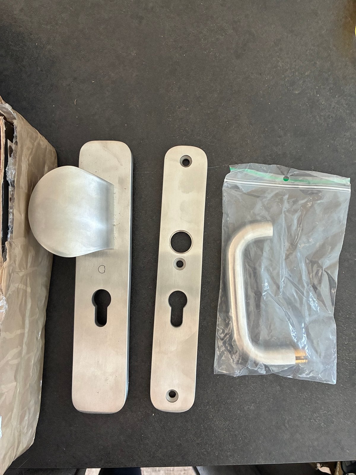 NecoSteel RVS Beslag Ivana Deurklinken Set, Ophalen of Verzenden, Nieuw, Rvs, Klink of Kruk