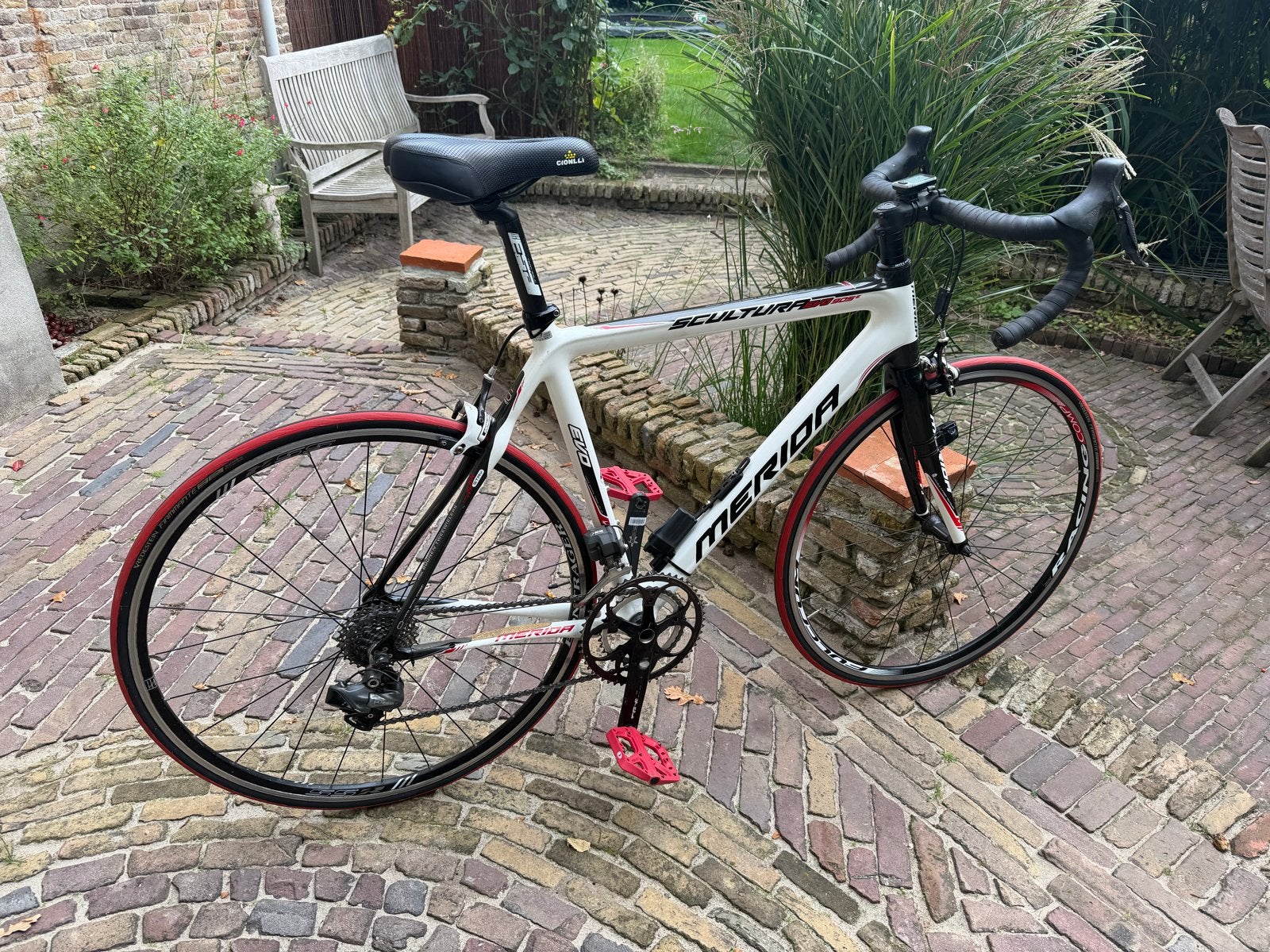 Merida Scultura Evo 905 – Carbon – elektrisch schakelen, Fietsen en Brommers, Overige merken, 28 inch, Gebruikt, Aluminium