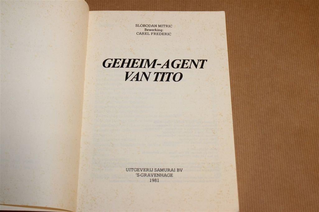 Geheim Agent van Tito — Spionage & Joegoslavië Memoir Mitric, Boeken, Ophalen of Verzenden, Gelezen, Europa