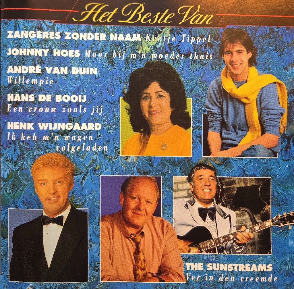 Het beste van oa. Zangeres,Sunstreams,Wijngaard,Hoes = 2,99, Cd's en Dvd's, Ophalen of Verzenden, Zo goed als nieuw, Levenslied of Smartlap