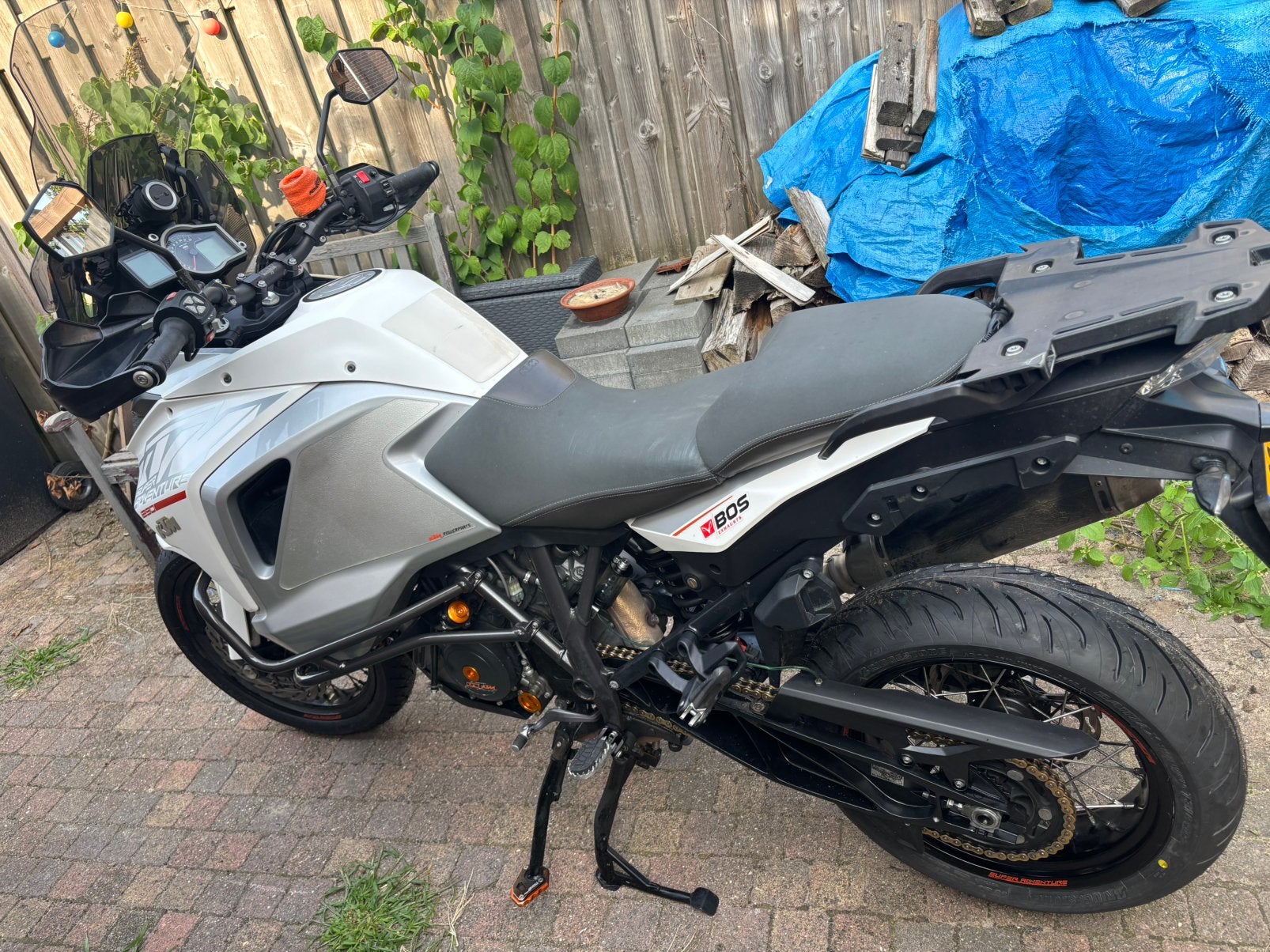 KTM 1290 Super Adventure (SAT), 2015, 70500 km ABS, Motoren, Motoren | KTM, 2 cilinders, Handvatverwarming, Motorrijbewijs A, Gebruikt