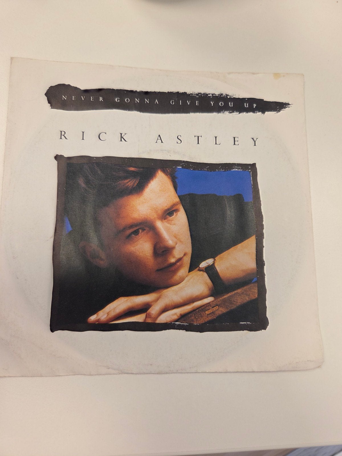 Rick Astley never gonna give you up 7 inch singel vinyl, Ophalen of Verzenden