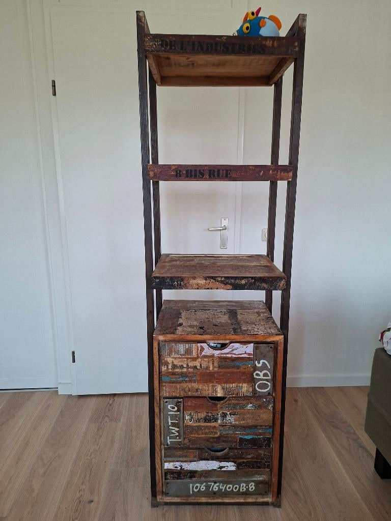 kast vintage, Ophalen, Met plank(en), Gebruikt, Vintage