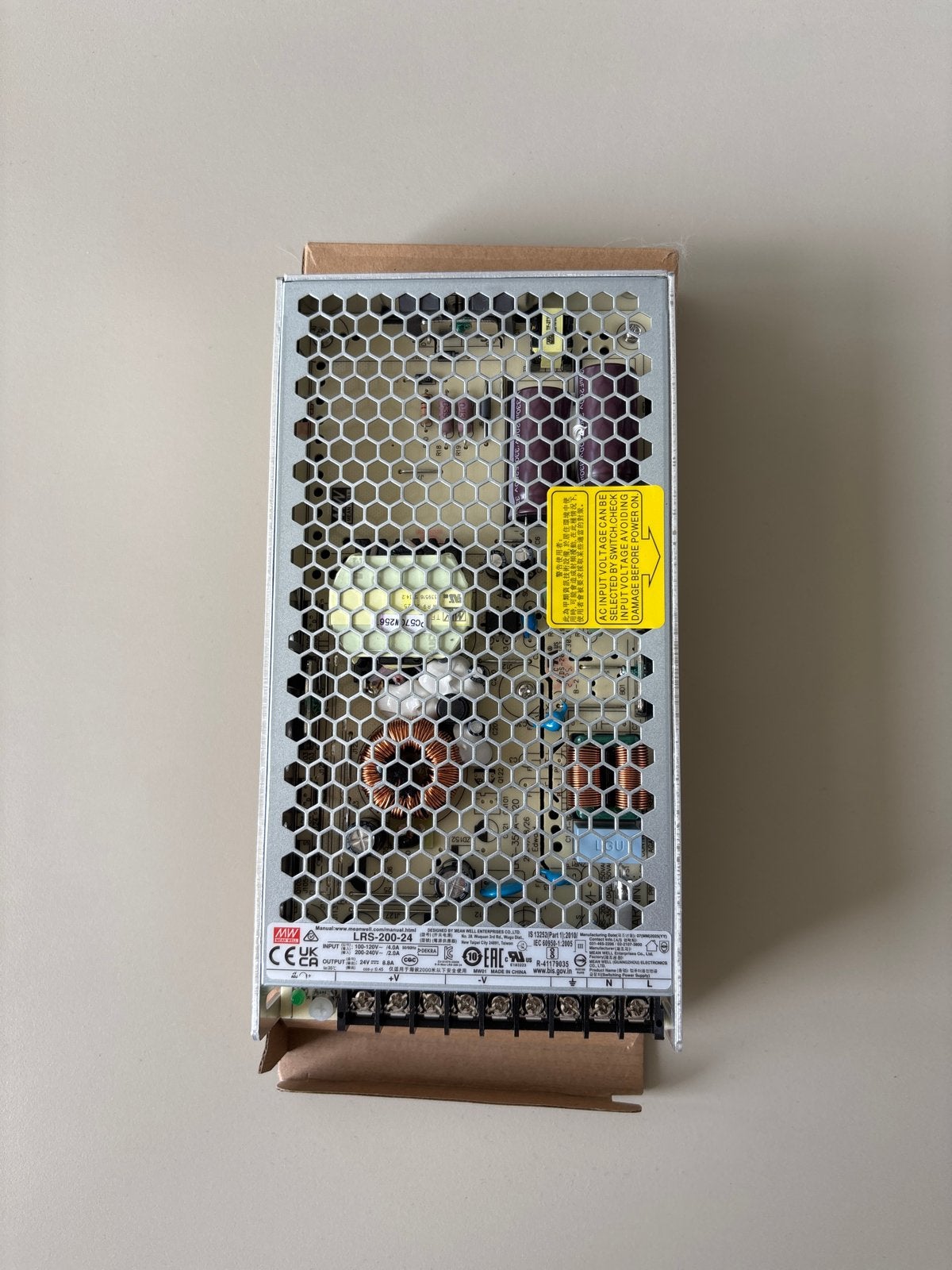 Mean Well LRS-200-24 Voeding 24V 8.8A 200W, Ophalen of Verzenden, Nieuw