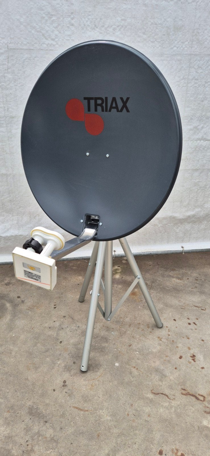 Schotelantelle met aluminium campingstatief, Audio, Tv en Foto, Schotelantennes, Ophalen, Overige merken