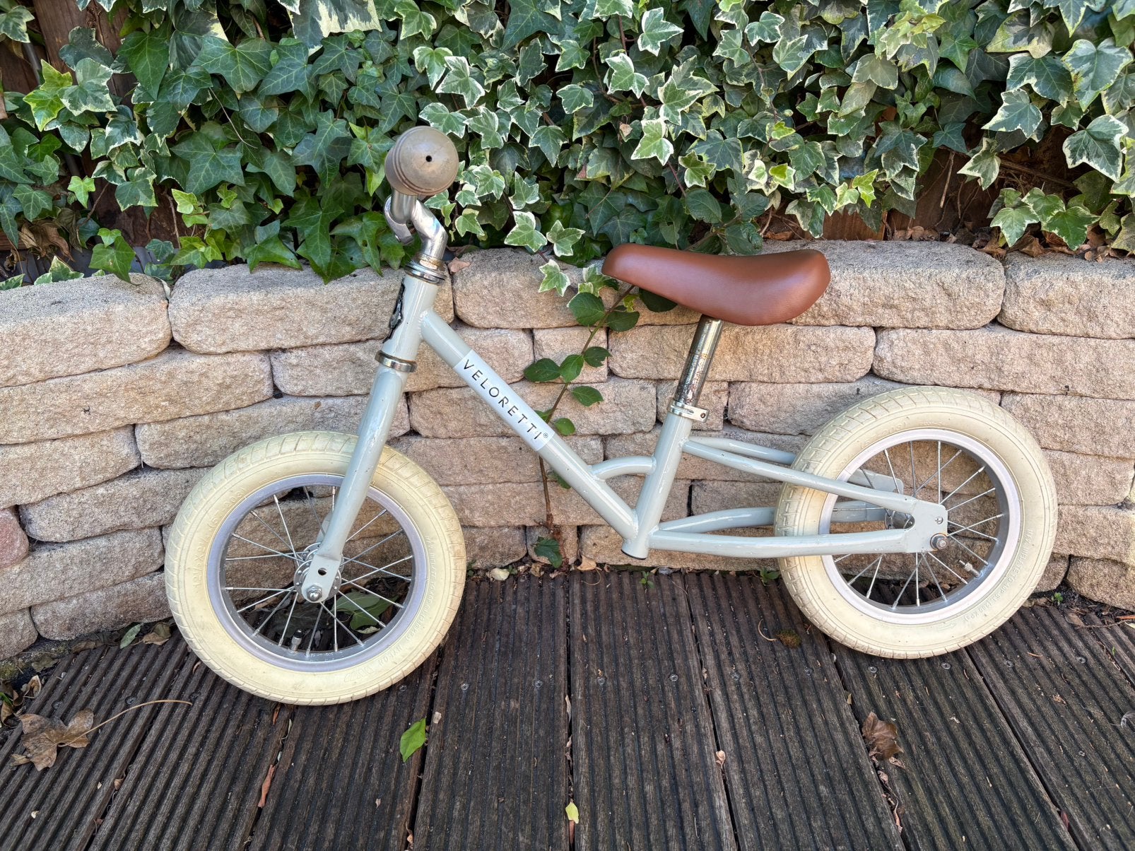 Loopfiets Veloretti mini 12 inch Pebble Grey, Ophalen, Gebruikt, Loopfiets
