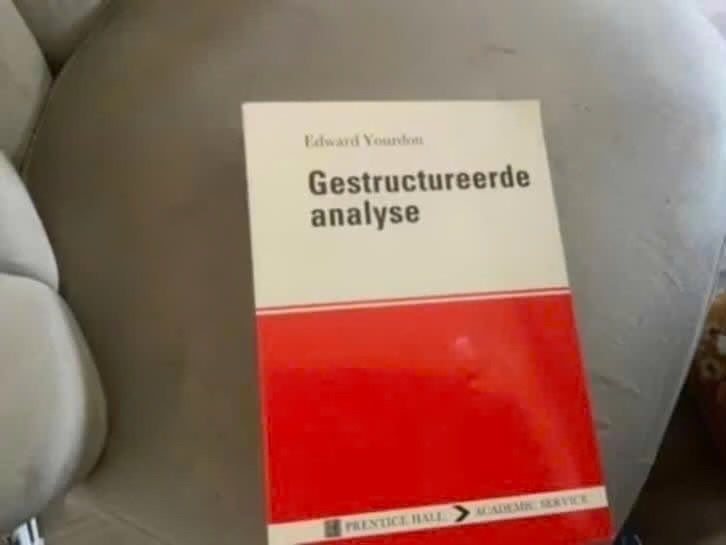 Gestructureerde analyse - Edward Yourdon, Boeken, Informatica en Computer, Gelezen, Edward Yourdon, Software, Ophalen of Verzenden