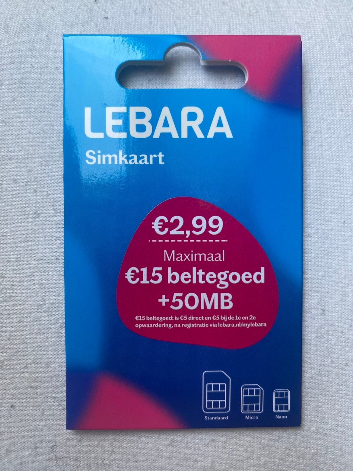 lebara GEZOCHT! GEZOCHT! INKOOP LEBARA SIMCARDS, Telecommunicatie, Prepaidkaarten en Simkaarten, Ophalen of Verzenden, Zo goed als nieuw