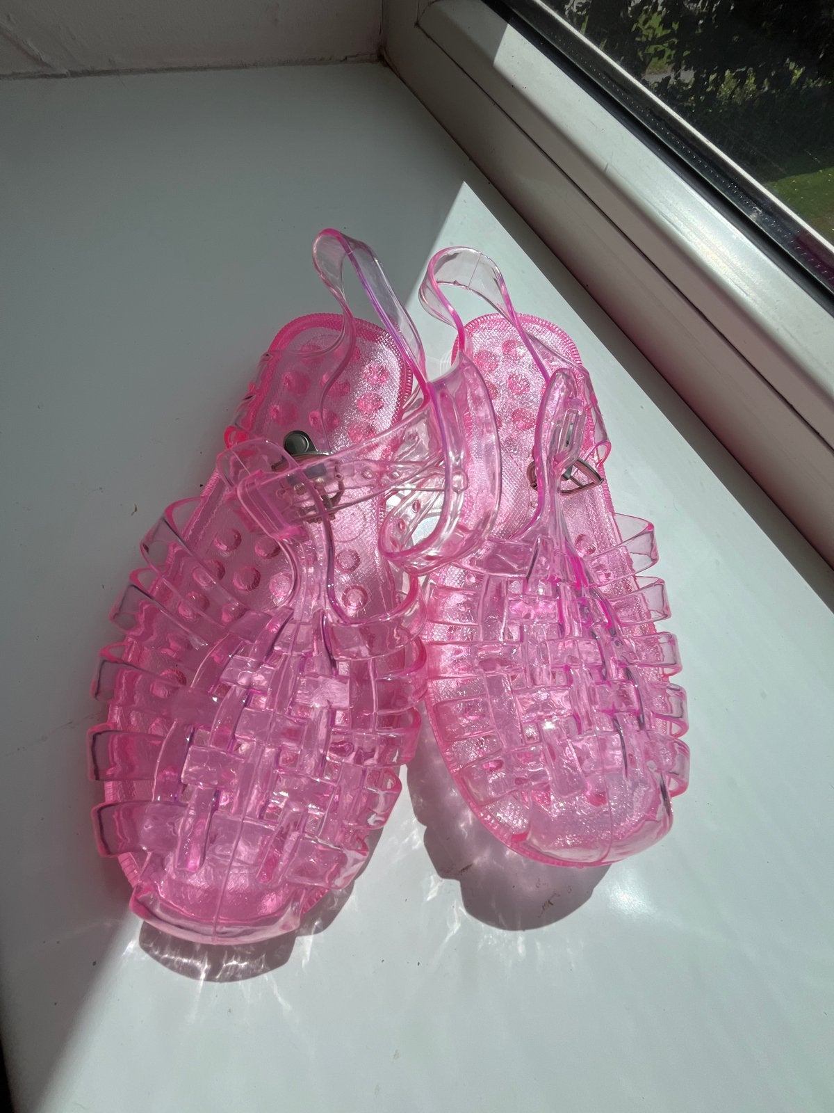 Roze zwem Sandalen Maat 31, Ophalen of Verzenden, Gedragen, Roze, Sandalen of Muiltjes