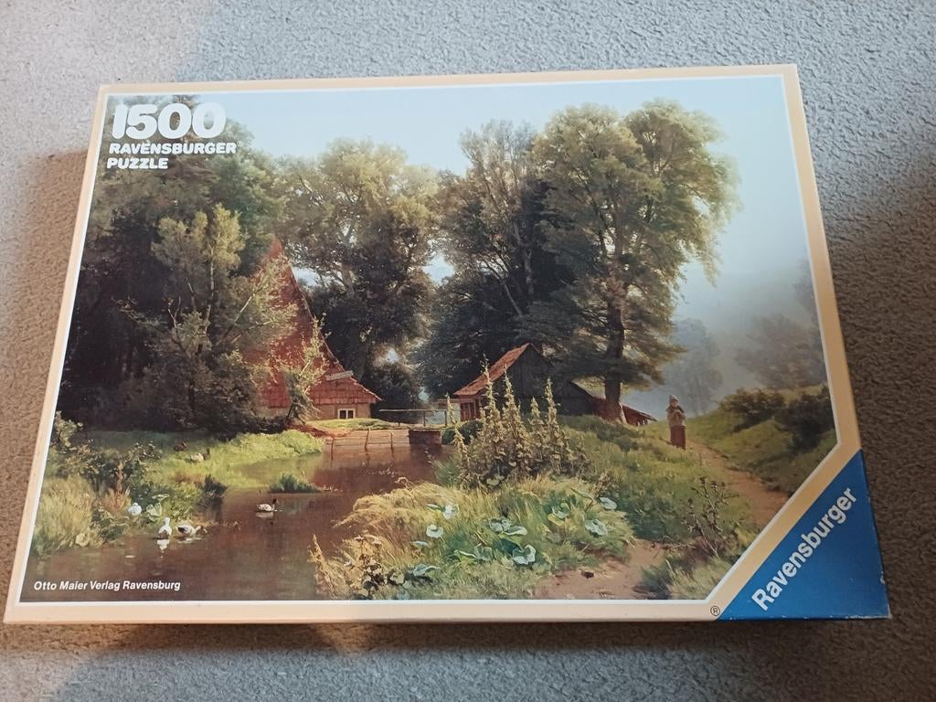 Natuur Puzzel 1500 Stukjes - 84x60cm, Ophalen of Verzenden, 500 t/m 1500 stukjes, Zo goed als nieuw, Legpuzzel