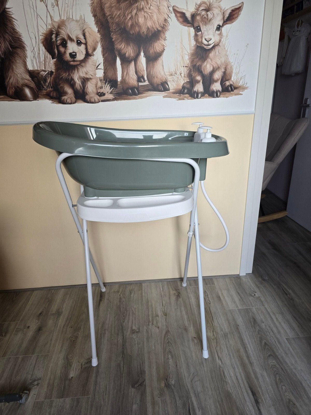 Thermobad bébé-jou Breeze Green compleet., Zo goed als nieuw, Badje, Standaard, Ophalen