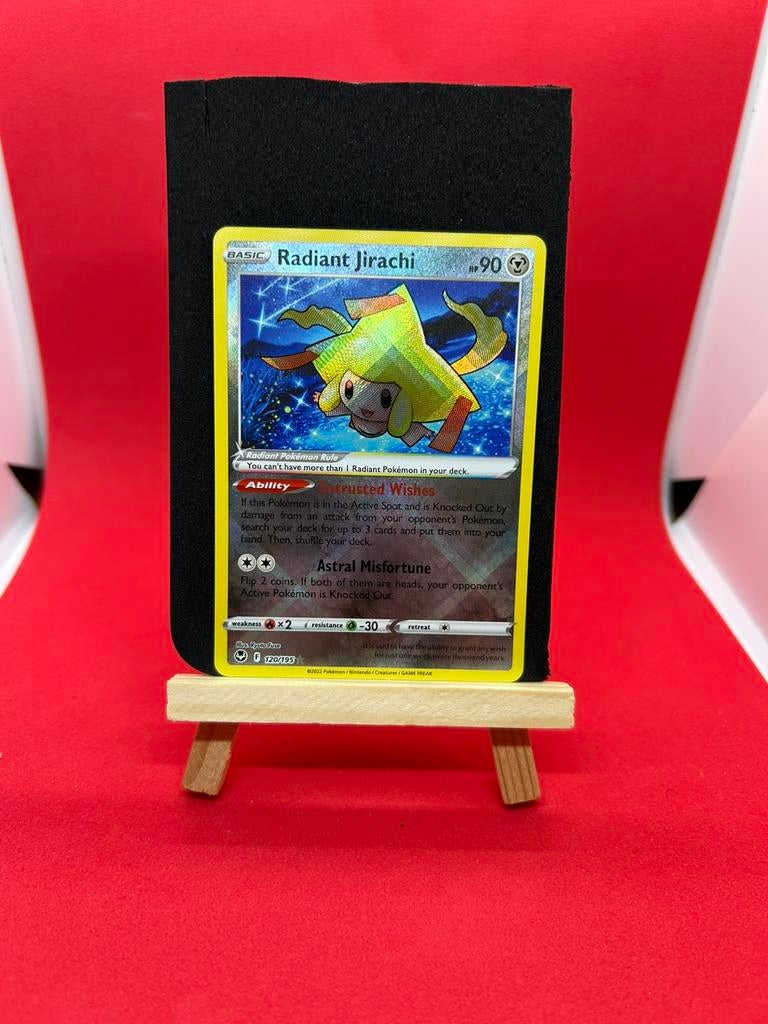 Radiant Jirachi 120/195 Holo, Ophalen of Verzenden, Zo goed als nieuw