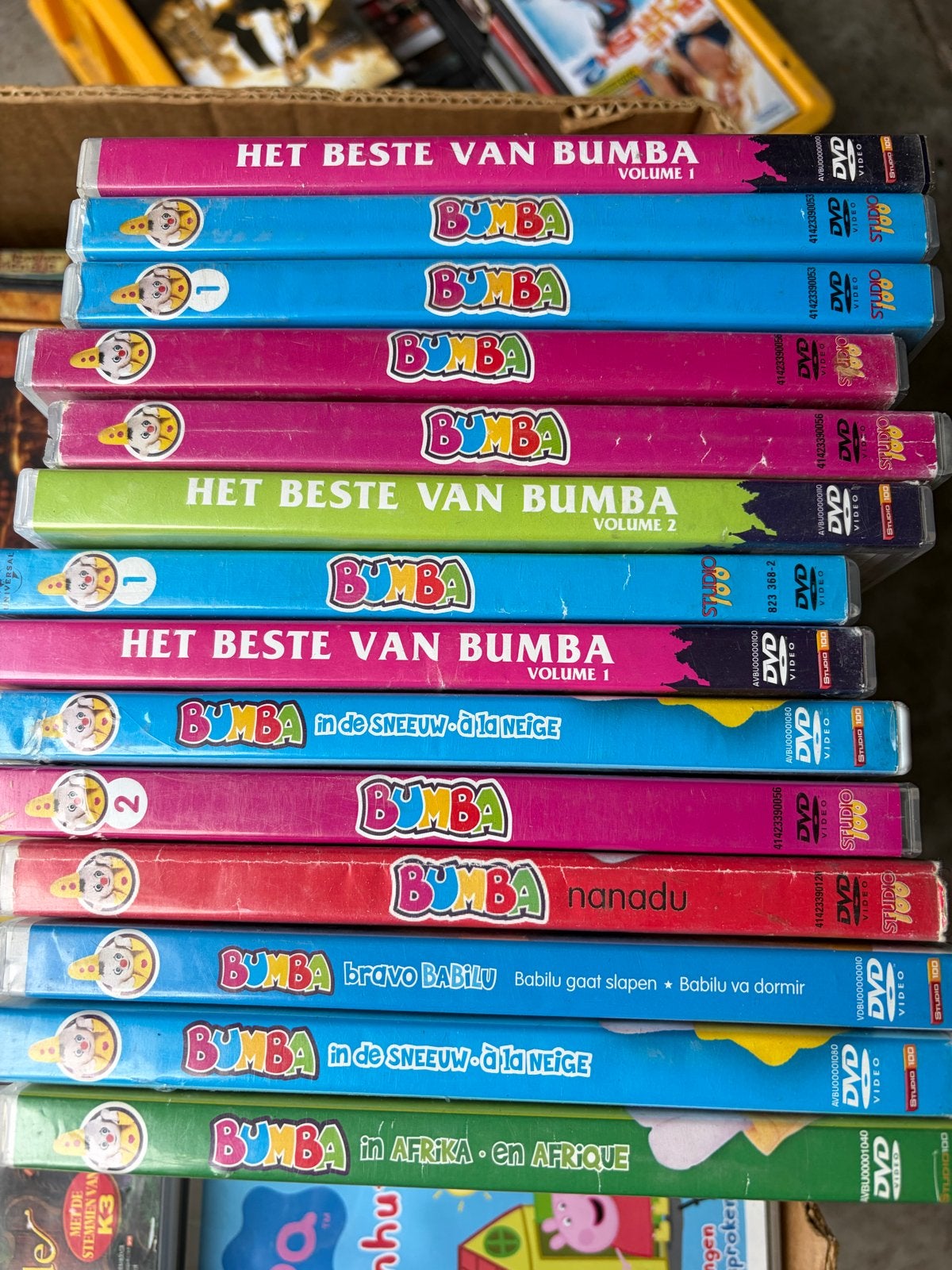Grote collectie Bumba DVD's - Het Beste van Bumba, Gebruikt, Verzamelbox, Alle leeftijden, Nederlands
