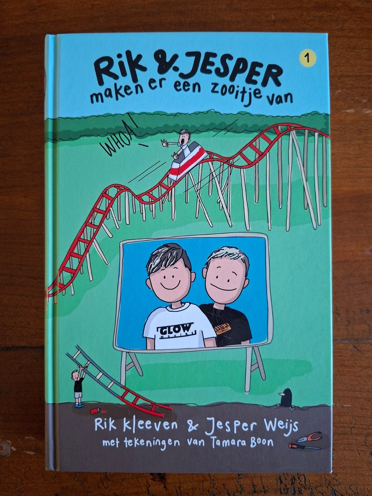 Rik Kleeven - Rik en Jesper maken er een zooitje van, Fictie algemeen, Rik Kleeven; Jesper Weijs, Ophalen of Verzenden, Zo goed als nieuw