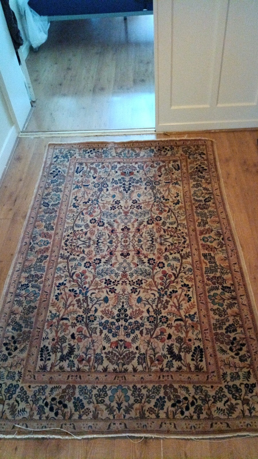 Perzische tapijten met gedetailleerd patroon, Ophalen, Gebruikt, 150 tot 200 cm, Blauw