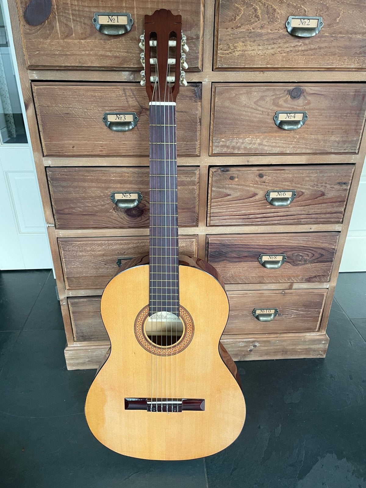 Jason C-100 klassieke gitaar met GEWA-tas en metronoom, Ophalen, Zo goed als nieuw, Klassieke of Spaanse gitaar