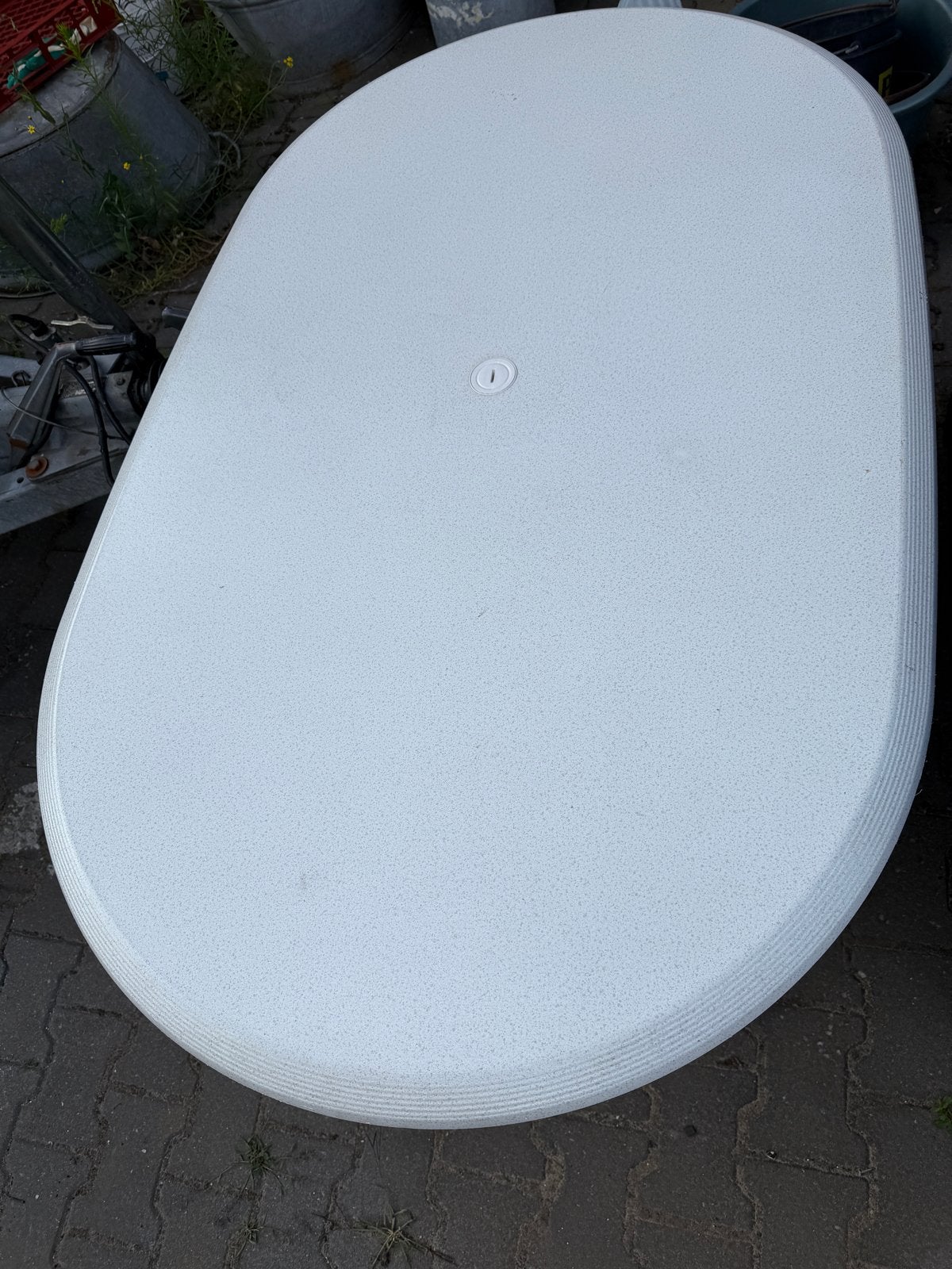 Hartman Prestige Selection ovale tuintafel, Ophalen, Gebruikt, Ovaal, Kunststof