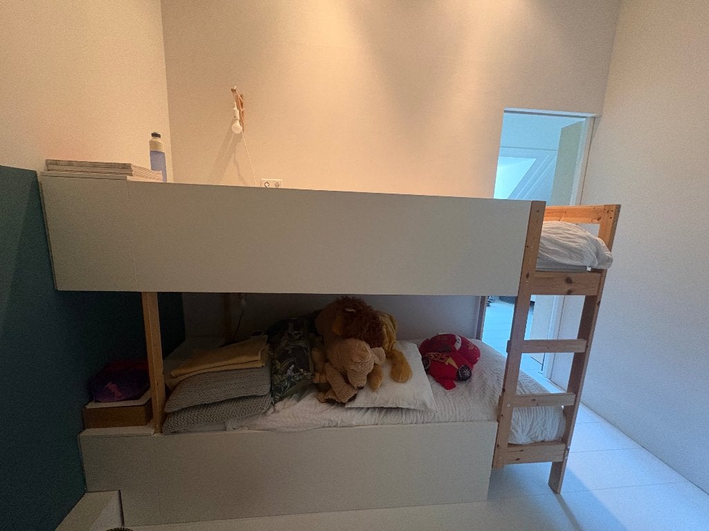 Stapelbed, Huis en Inrichting, Slaapkamer | Stapelbedden en Hoogslapers, Ophalen, 90 cm, 160 tot 180 cm, Tweepersoons
