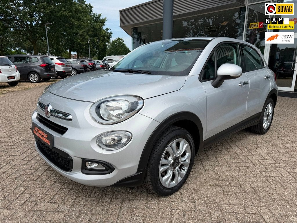 Fiat 500 X 1.6 PopStar, Airco, Cruise control, trekhaak, Uco, Voorwielaandrijving, Stof, Gebruikt, Euro 6