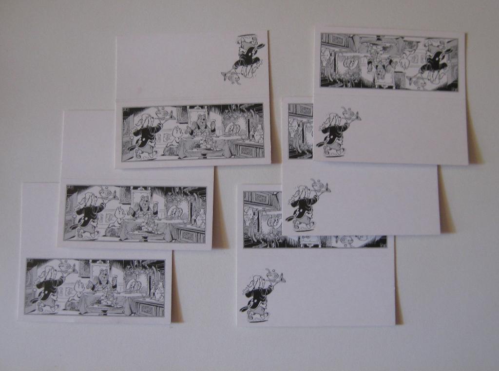 Set plaatskaartjes Bommel + Tom Poes / tafelkaartjes Toonder, Ophalen, Olivier B, Bommel en Tom Poes, Zo goed als nieuw, Overige typen