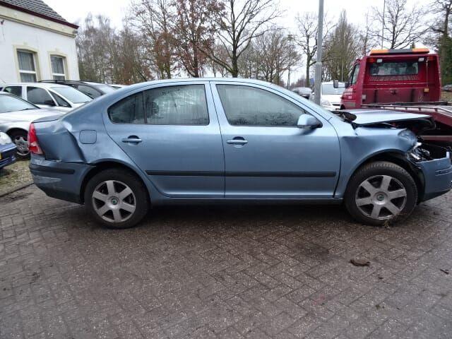 Scoda Octavia bj 2008 1.6 fsi BLF 5g JHW zwart leer voor dem, Gebruikt, -, -, Ophalen of Verzenden