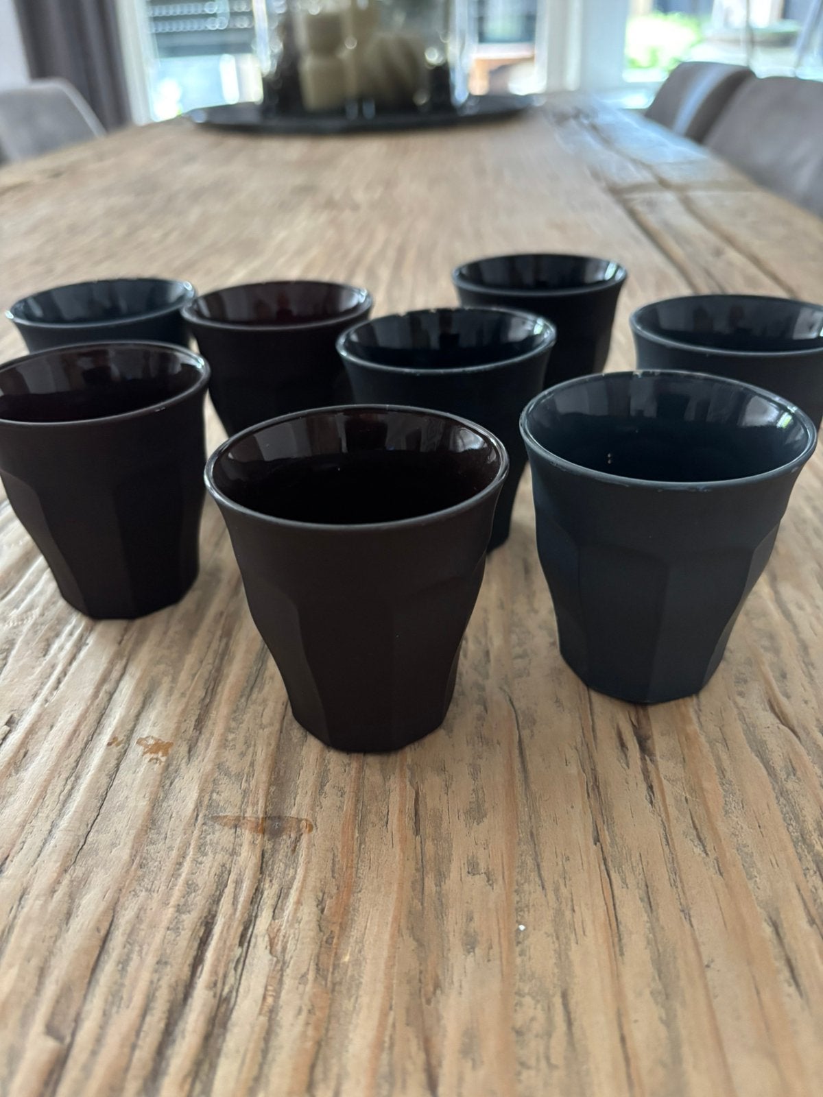 8 espresso mokjes, Huis en Inrichting, Ophalen of Verzenden, Zo goed als nieuw, Overige stijlen, Kop(pen) en/of Schotel(s)