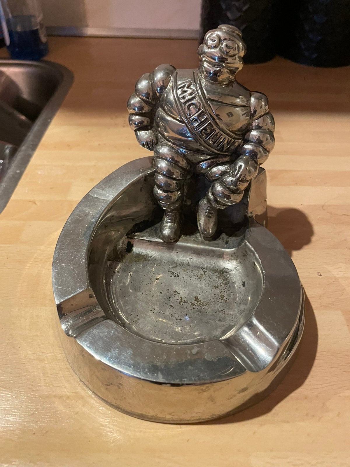 Vintage Michelin asbak, Verzamelen, Ophalen of Verzenden, Gebruikt, Gebruiksvoorwerp