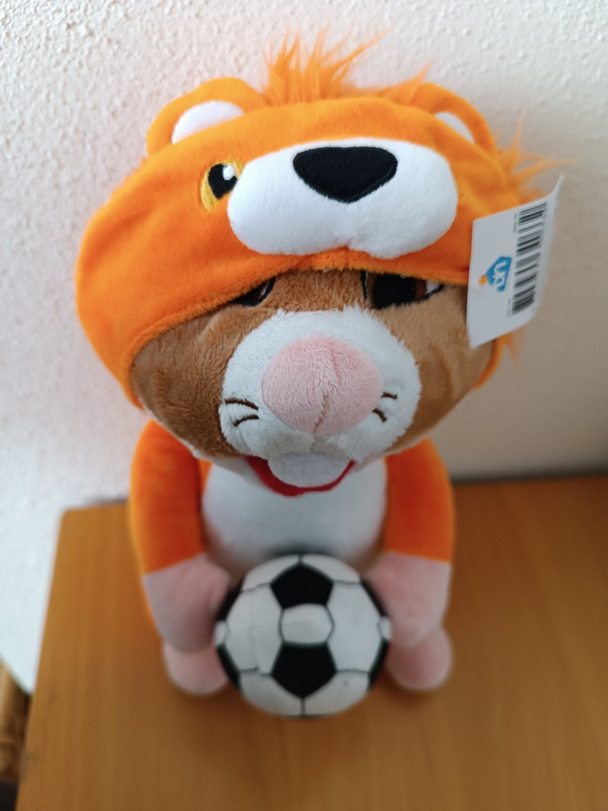 Albert Heijn Hamster Knuffel met Voetbal AH WK, Kinderen en Baby's, Speelgoed | Knuffels en Pluche, Oranje, Hamster, Ophalen of Verzenden