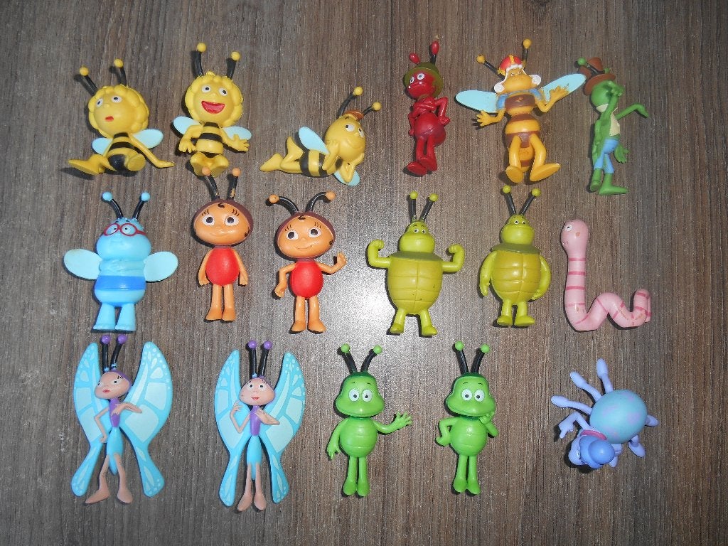 Maja de bij en vrienden figuurtjes 17 verschillende, Verzamelen, Ophalen of Verzenden