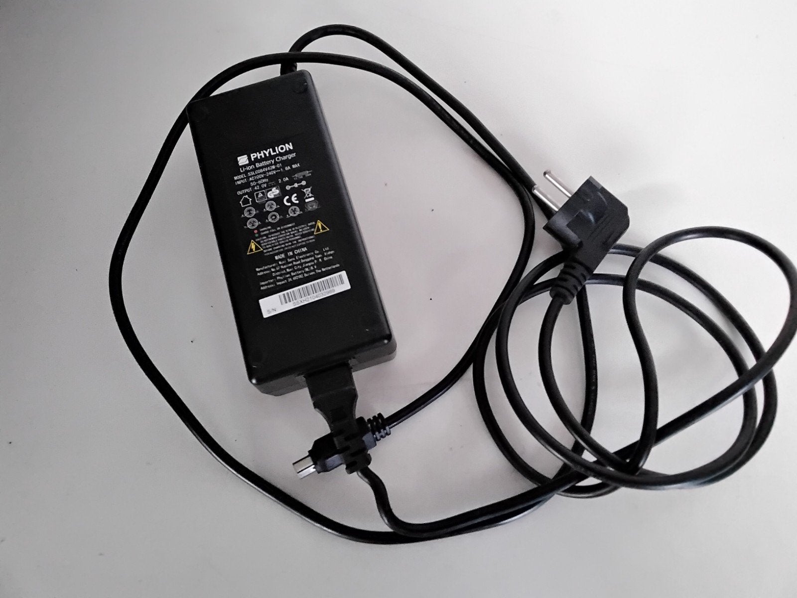Stellafiets fiets acculader Phylion Li-ion 2A, Ophalen of Verzenden