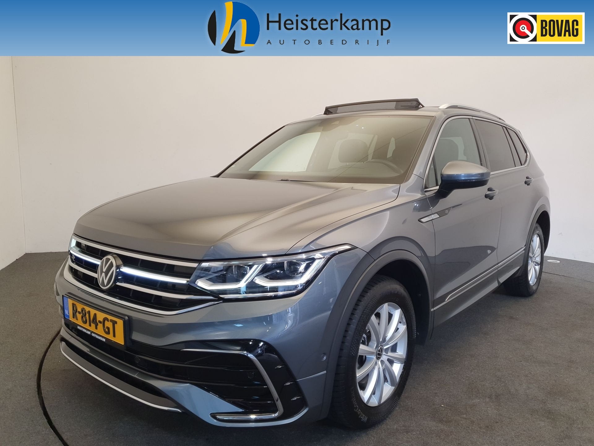 Volkswagen Tiguan Allspace 1.5 TSI R-Line Business+ 7p. Pano, Auto's, 12 maanden, 4 cilinders, Origineel Nederlands, Bedrijf