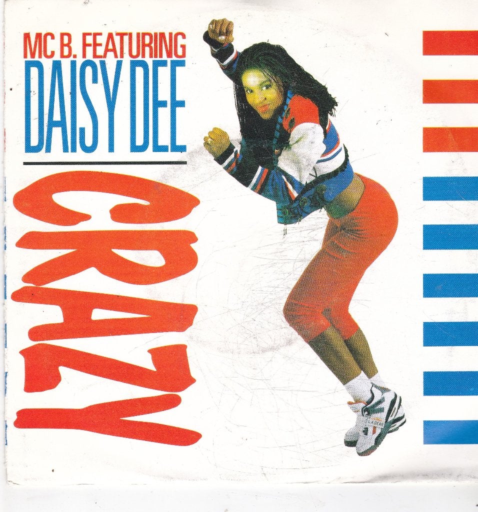7" Single MC B feat. Daisy Dee - Crazy, Ophalen of Verzenden, Gebruikt, 7 inch, Pop