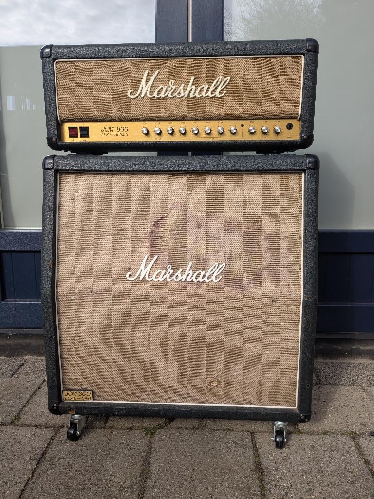 JCM800 model 2210 + 4x12, Muziek en Instrumenten, Versterkers | Bas en Gitaar, Ophalen, Gebruikt, Gitaar, 100 watt of meer