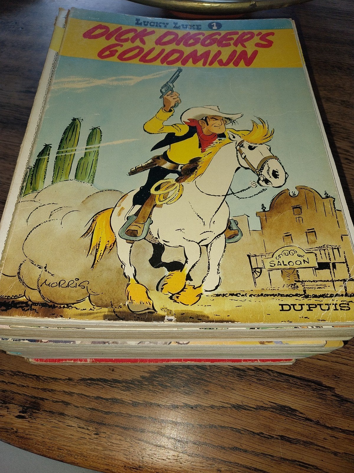 verzameling Lucky Luke., Meerdere stripboeken, Ophalen of Verzenden, Gelezen