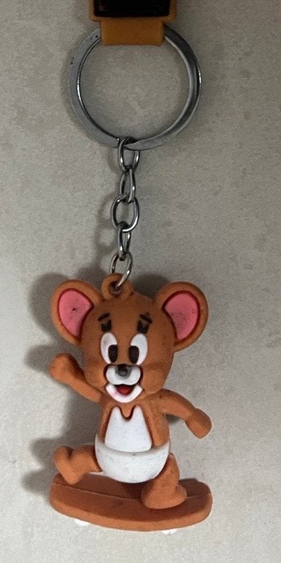 Tom and Jerry Jerry sleutelhanger op skateboard ( nieuw), Ophalen of Verzenden, Nieuw