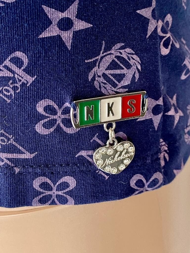 K155 Origineel Nickelson maat S=36 T-shirt top donker-blauw, Blauw, Nickelson, Ophalen of Verzenden, Zo goed als nieuw