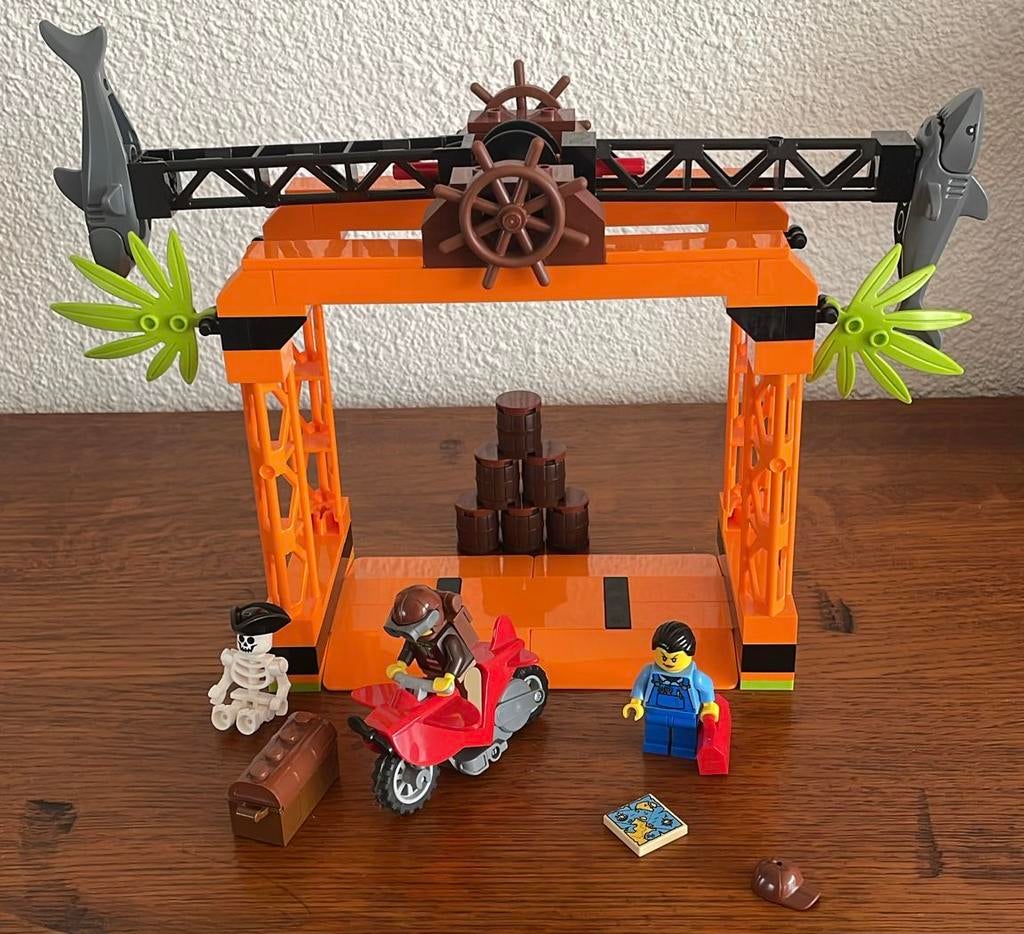 Lego City Stuntz 60342 “Shark Attack Chalenge, Compleet, City, Lego, Ophalen of Verzenden